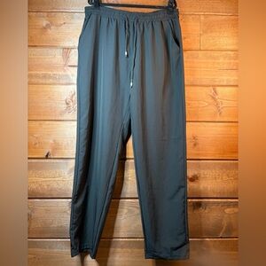 Men's Charcoal Black Joggers with Drawstring Waist